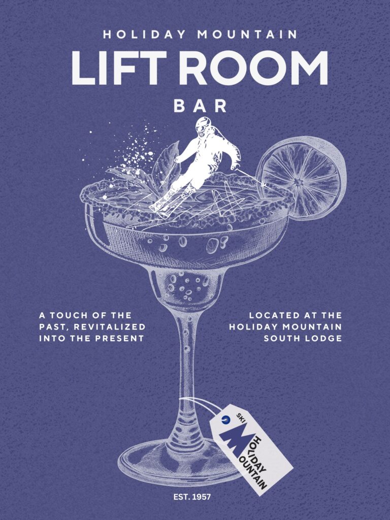 Holiday. Mountain Lift Room Bar Poster