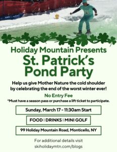 St. Patrick's Day Pond Skim