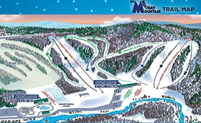 Holiday Mountain Trail Map 24-25