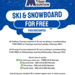 Sullivan/Ulster County K-12 Students Ski & Board Event